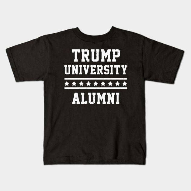 Trump University Alumni pro trump president GOP republican elephant Kids T-Shirt by Marcell Autry